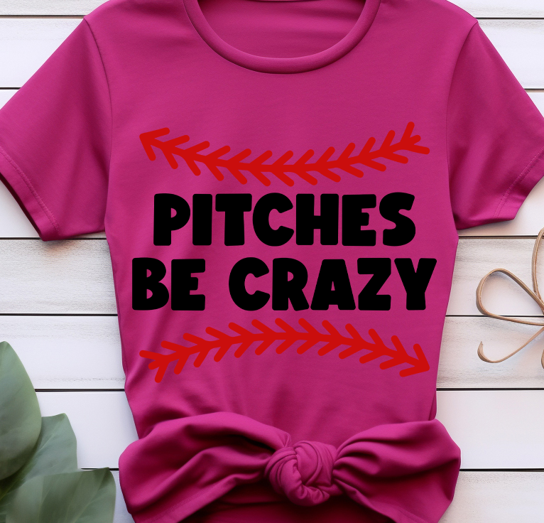 Pitches be crazy - Basketball - DTF Transfer