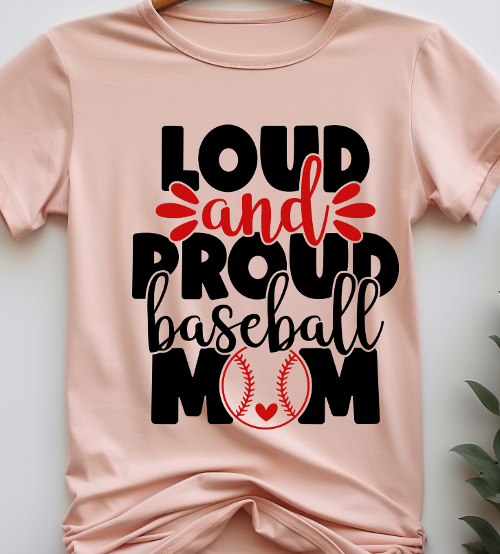 Loud and proud - Basketball - DTF Transfer
