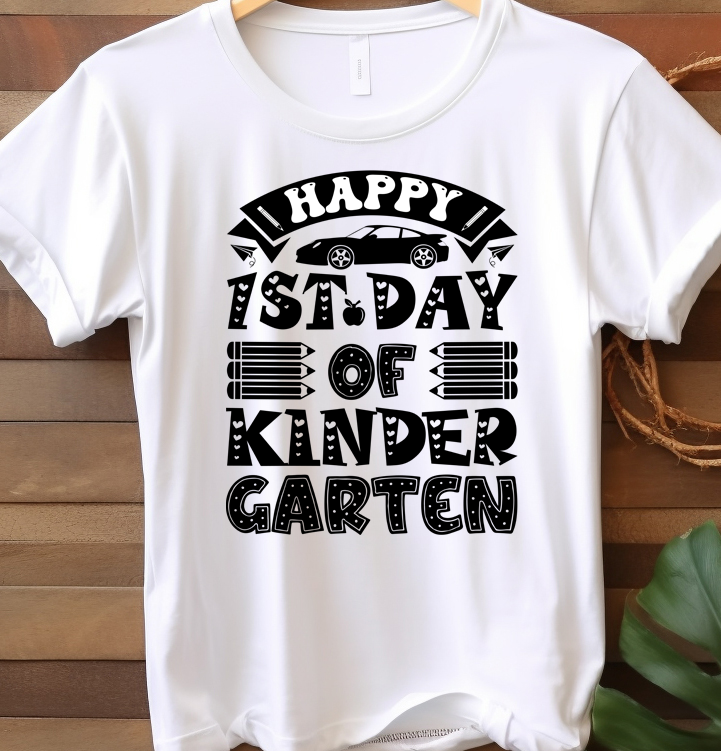 1st day of kindergarten - Back to school - DTF Transfer