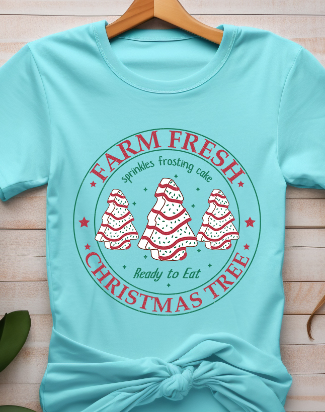 Farm Fresh Christmas Trees - Christmas - DTF Transfer