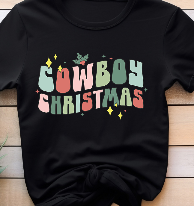 Cowboy Christmas - Christmas - DTF Transfer
