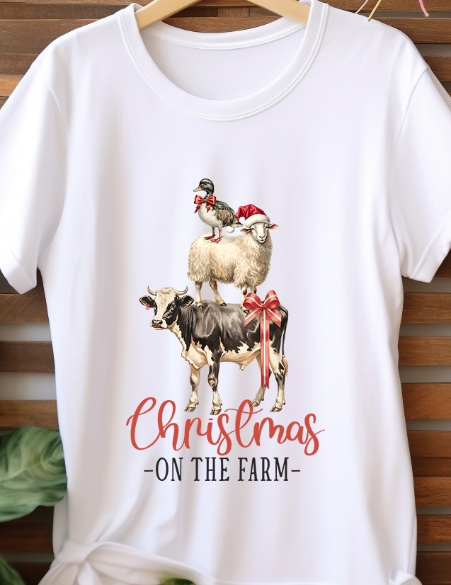 Christmas on the Farm - Christmas - DTF Transfer