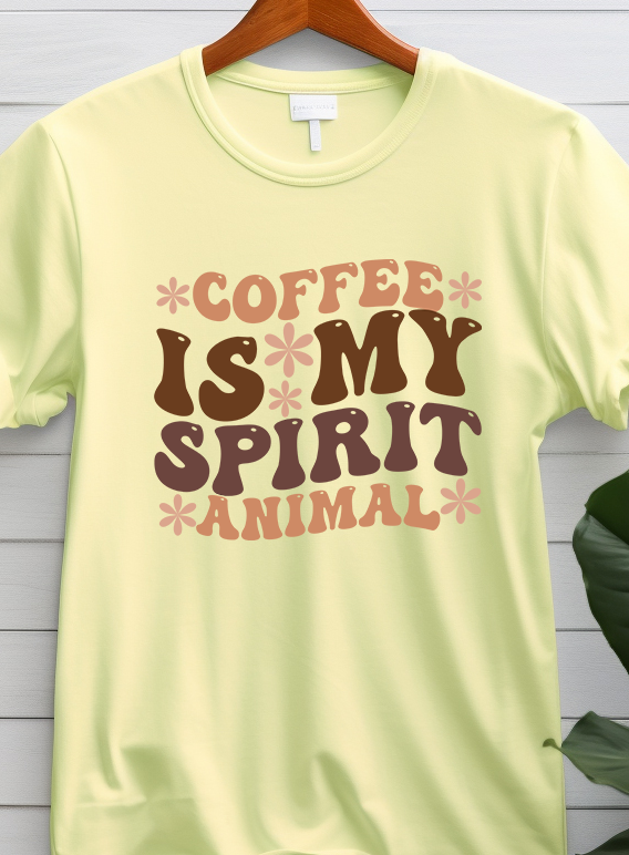 Coffee Is My Spirit Animal - Coffee - DTF Transfer