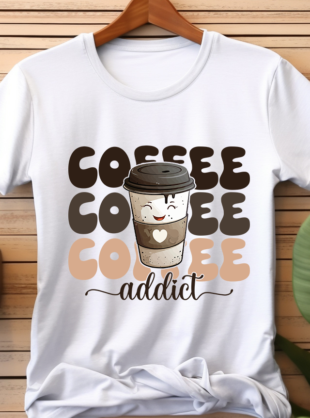 Coffee Addict - Coffee - DTF Transfer