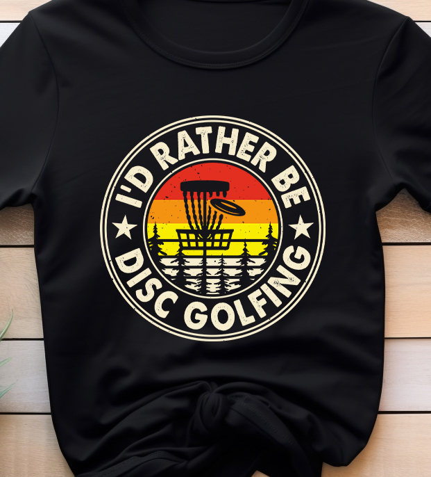 Disc Golfing - Golf - DTF Transfer