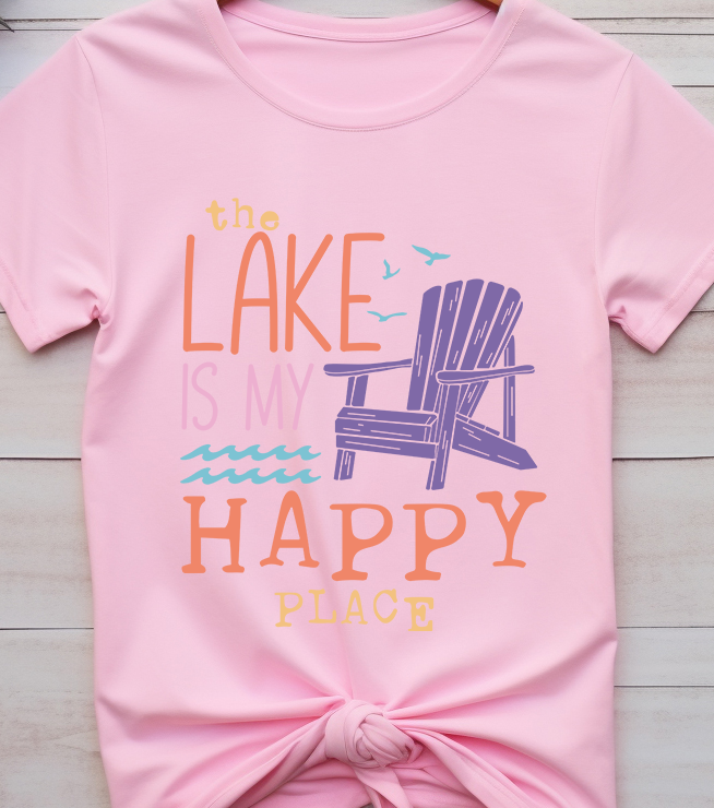 The Lake is My Happy Place - Lake Life - DTF Transfer