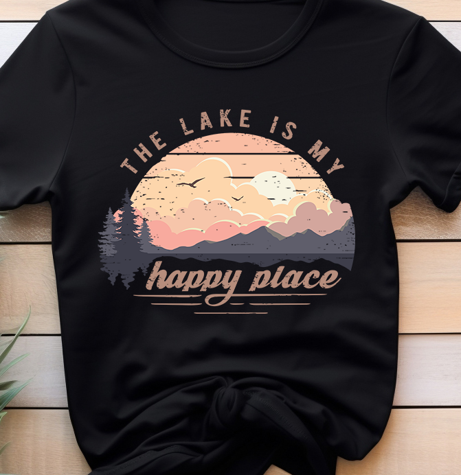 This Lake is my Happy Place - Lake Life - DTF Transfer