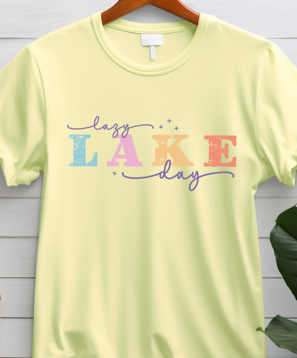 Lazy Lake Day - Lake Life - DTF Transfer
