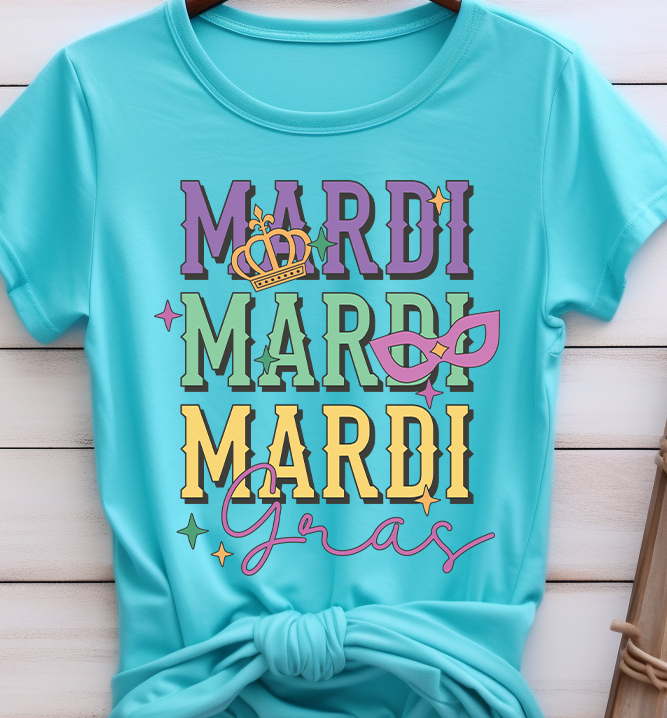 Les Bon -Mardi Gras - DTF Transfer