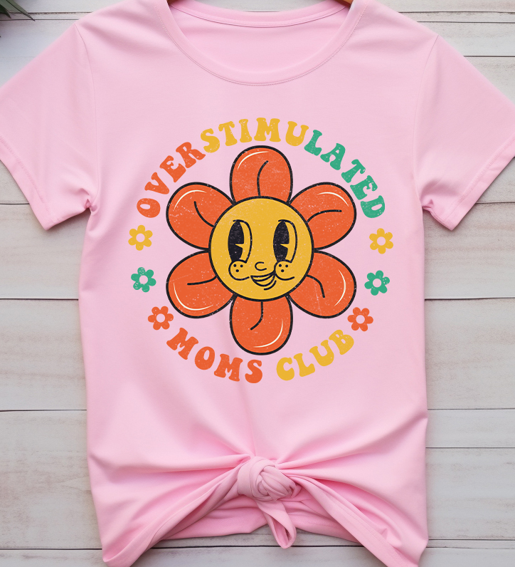 Moms club - Mental Health - DTF Transfer