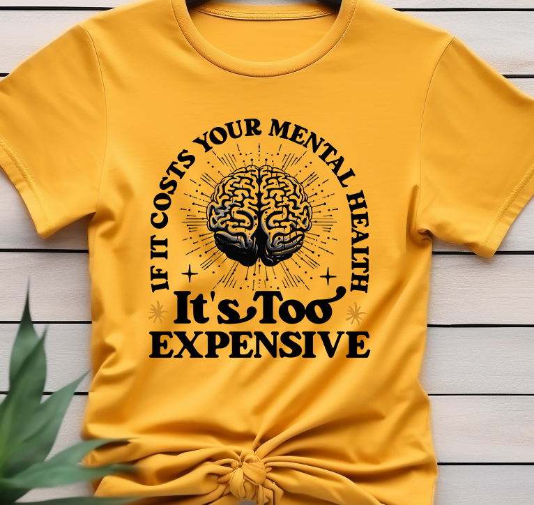 Its too exposure - Mental Health - DTF Transfer