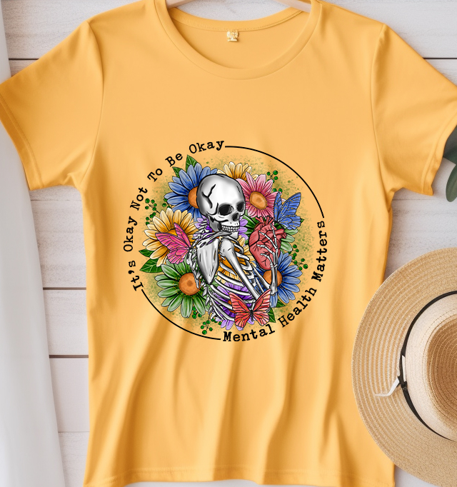 Take time to smell flowers - Mental Health - DTF Transfer