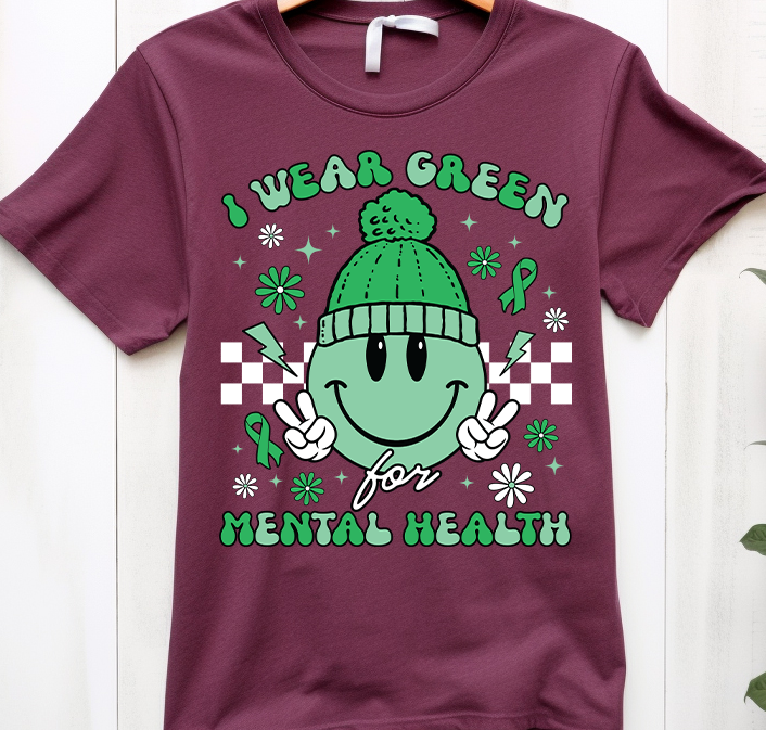 Messy bun - Mental Health - DTF Transfer