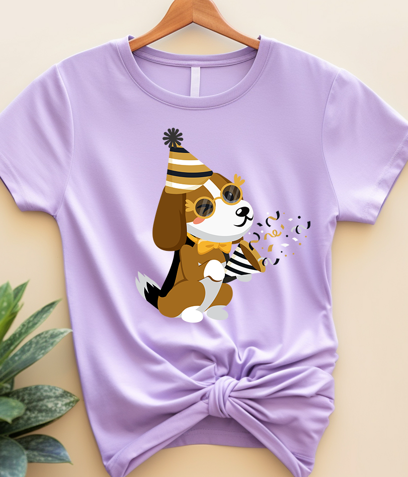 Dog - New Year - DTF Transfer