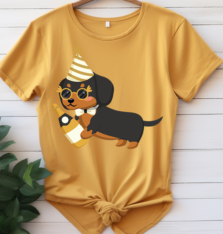 Dog - New Year - DTF Transfer