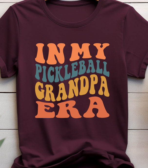 In My Pickleball Grandpa Era - Pickle Ball - DTF Transfer