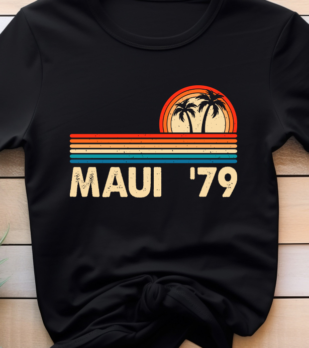 MAUI '79 Springs - Surfing - DTF Transfer