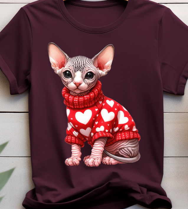 Cat - Valentine’s Day - DTF Transfer