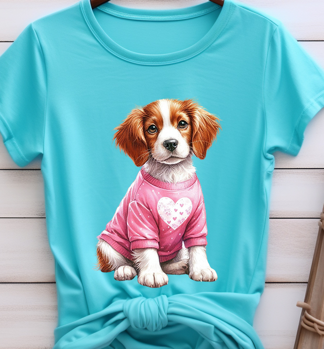 Dog - Valentine’s Day - DTF Transfer