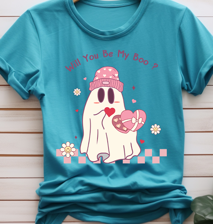 Will you be my Boo? - Valentine’s Day - DTF Transfer
