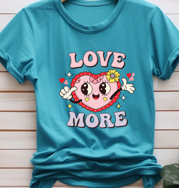Love more - Valentine’s Day - DTF Transfer