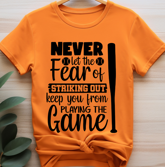 Never fear of game - Basketball - DTF Transfer