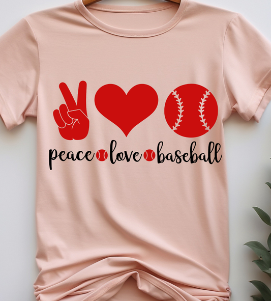 Peace love - Basketball - DTF Transfer
