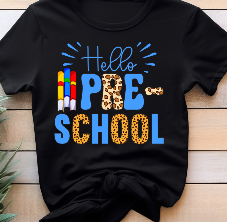 Hello pre school - Back to school - DTF Transfer