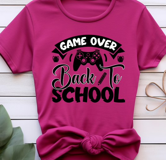 Game over - Back to school - DTF Transfer