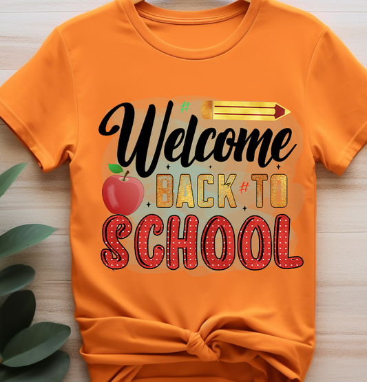 welcome - Back to school - DTF Transfer