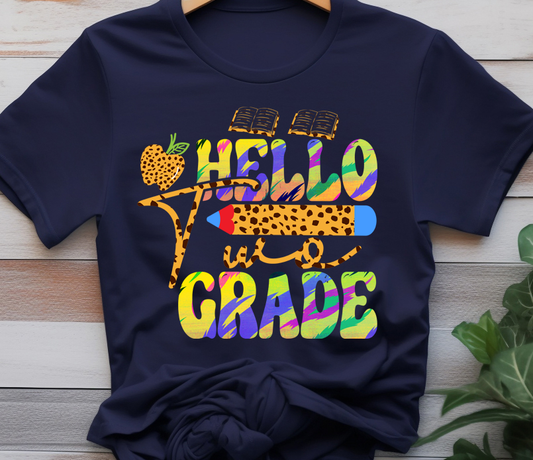 Hello grade - Back to school - DTF Transfer