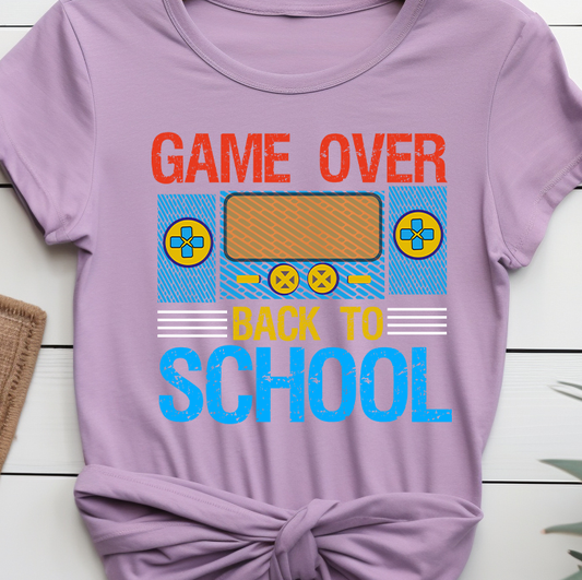 Gameover- Back to school - DTF Transfer