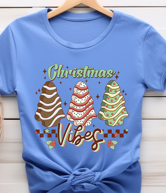 Christmas Vibes Retro - Christmas - DTF Transfer