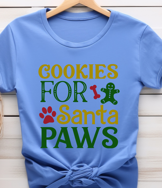 Cookies For Santa Paws - Christmas - DTF Transfer