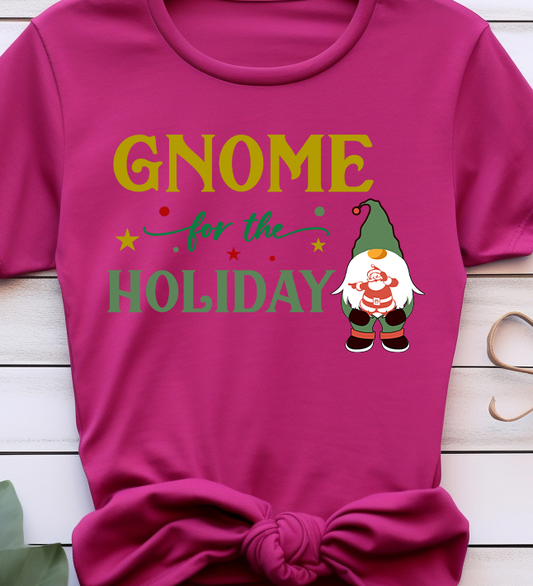 Gnome for the Holiday - Christmas - DTF Transfer