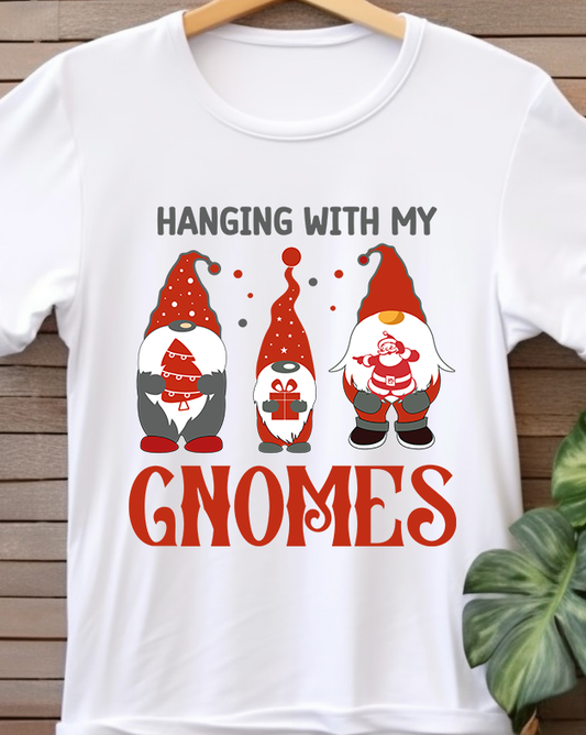 Hanging With My Gnomes - Christmas - DTF Transfer