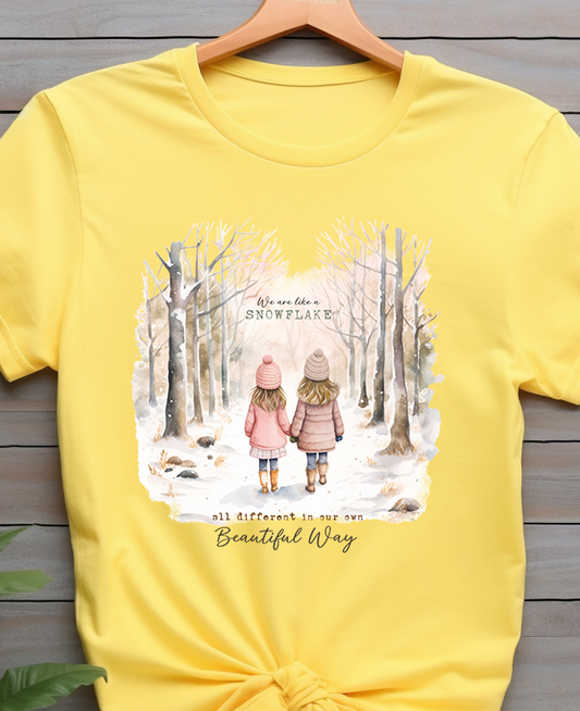 Snowflake Beautiful Day - Christmas - DTF Transfer