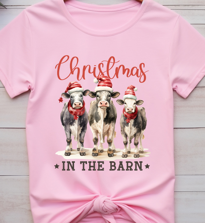 Christmas in the Barn - Christmas - DTF Transfer