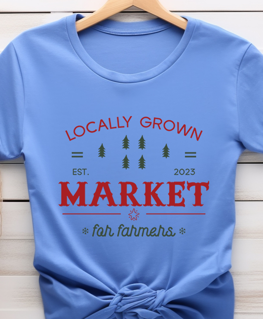 Locally Grown Market - Christmas - DTF Transfer