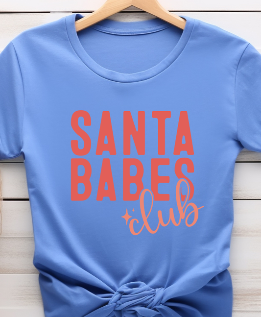 Santa Babes Club - Christmas - DTF Transfer