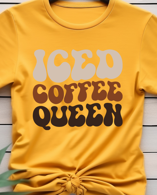 Iced Coffee Queen - Coffee - DTF Transfer