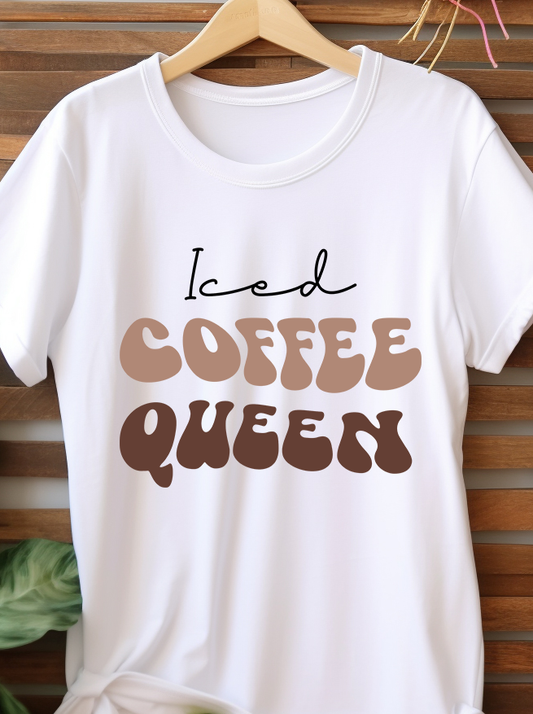 Iced Coffee Queen - Coffee - DTF Transfer