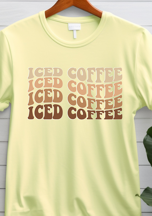 Iced Coffee - Coffee - DTF Transfer