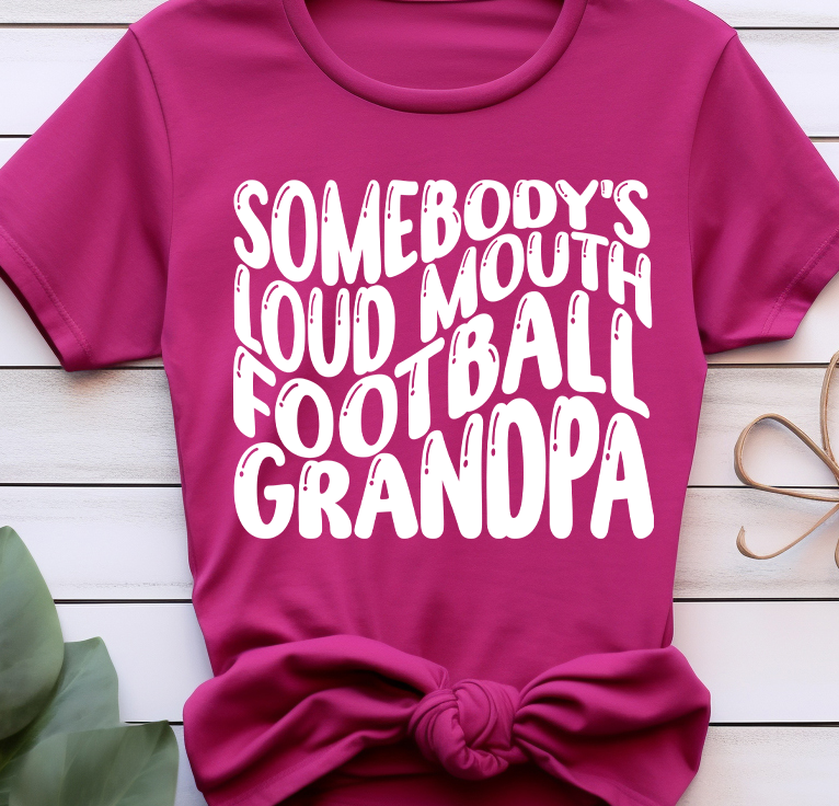 Somebody's loud mouth- version2 - Football - DTF Transfer