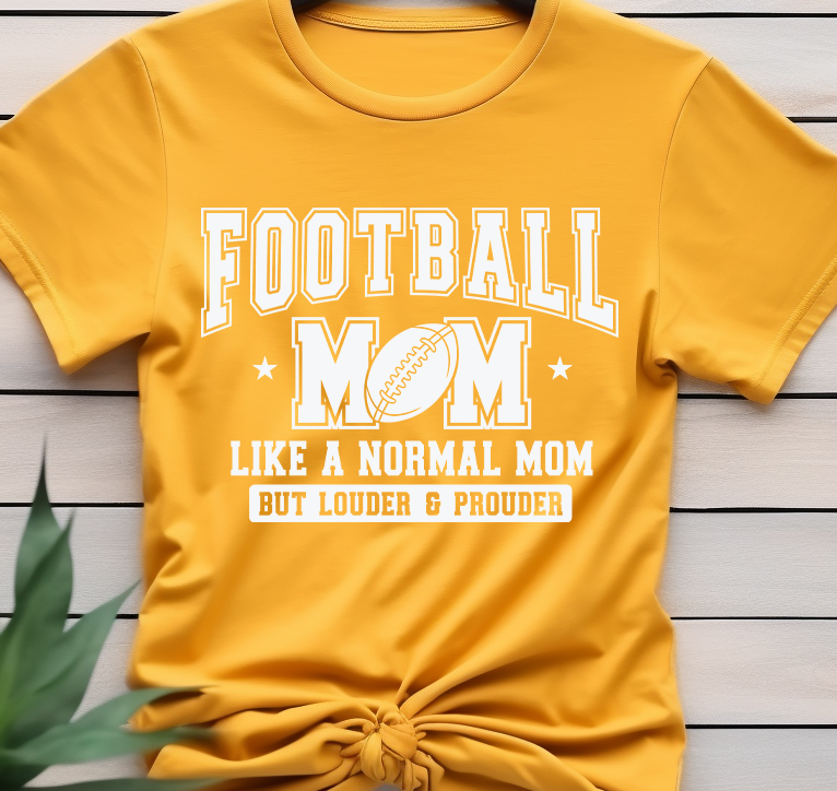 Mom like a normal mom -version2 - Football - DTF Transfer