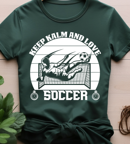 keep kalm and love - Football - DTF Transfer