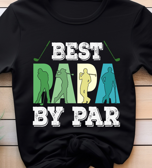 Best Papa By Par - Golf - DTF Transfer