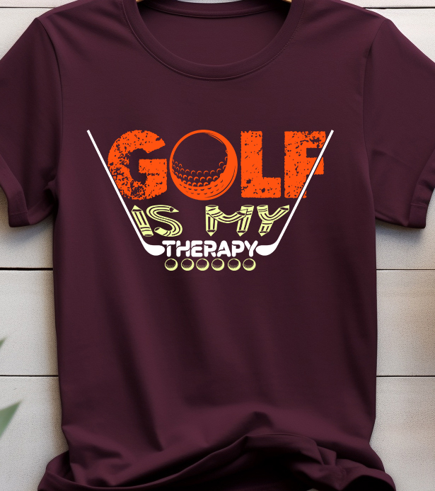 Golf Is My Therapy - Golf - DTF Transfer