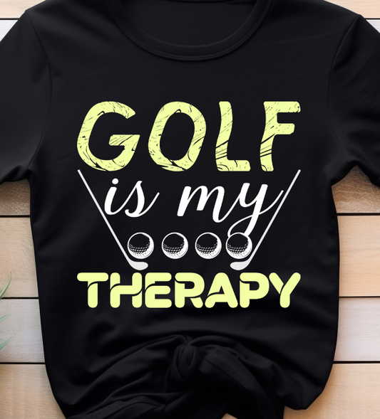 Golf Is My Therapy - Golf - DTF Transfer