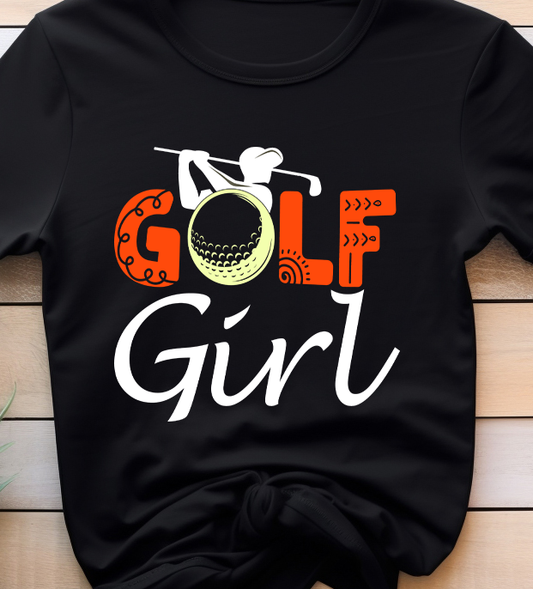 Golf Girl - Golf - DTF Transfer